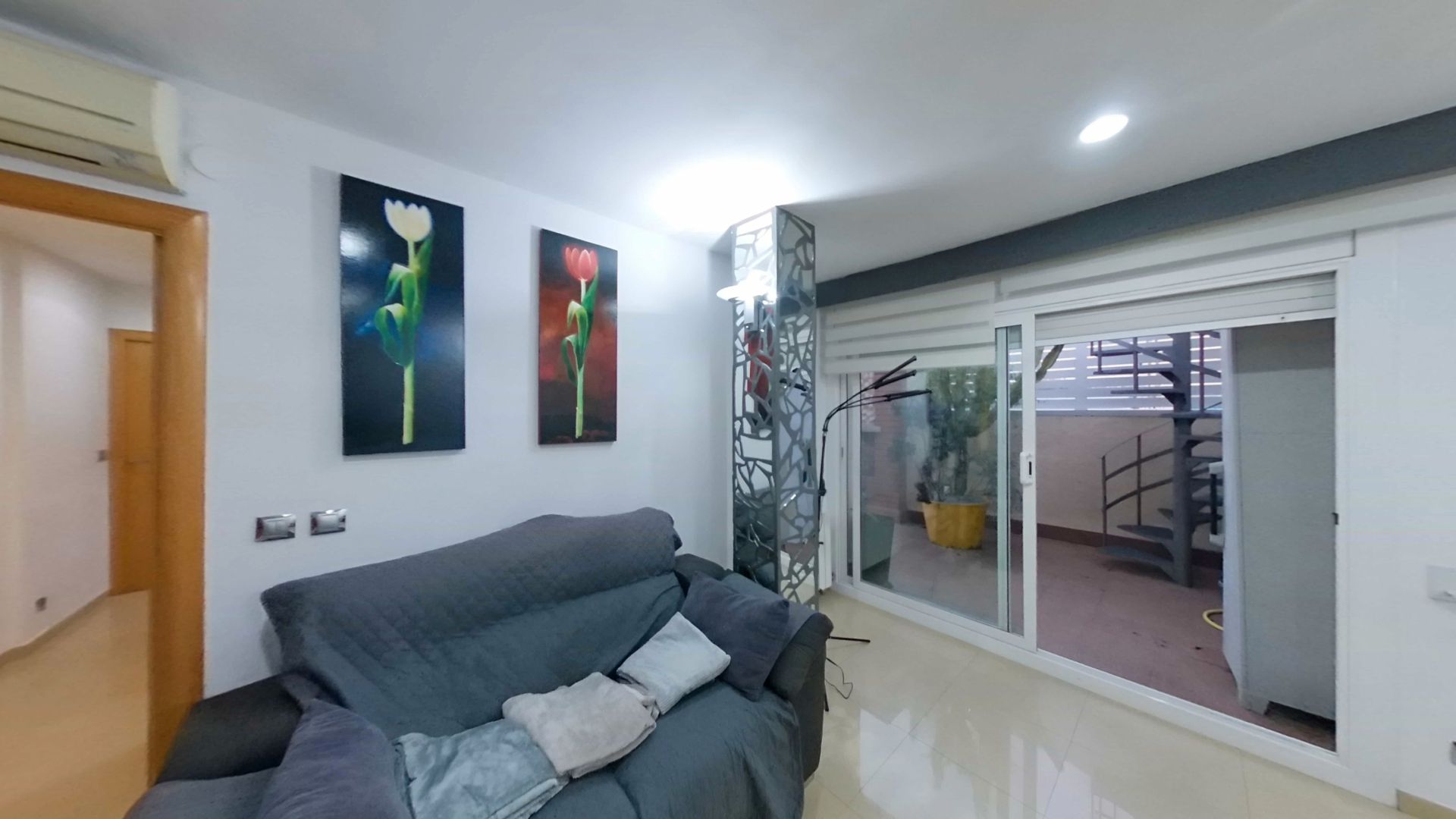 Sala de estar de Ático en venta en Sabadell con Aire acondicionado, Calefacción y Terraza