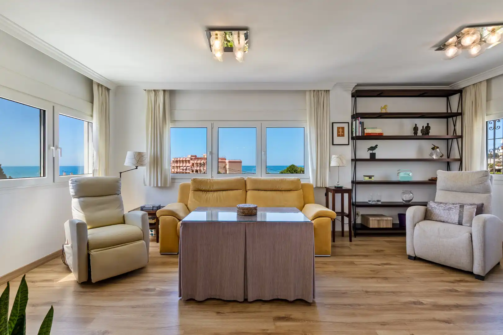 Wohnzimmer von Wohnung zum Verkauf in Rincón de la Victoria mit Terrasse, Möbliert und Ofen