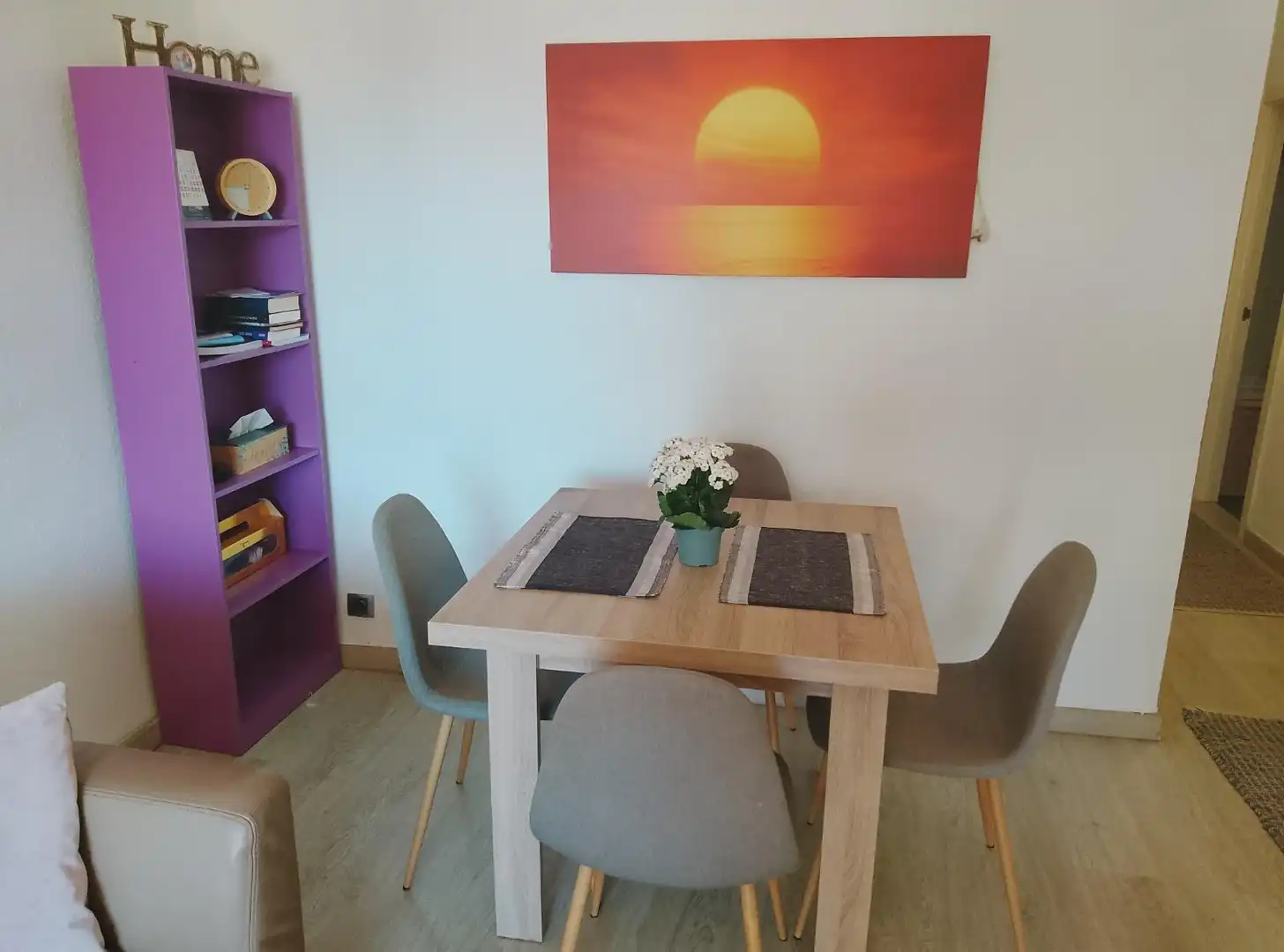 Comedor de Apartamento en venta en Calpe / Calp con Calefacción, Terraza y Amueblado