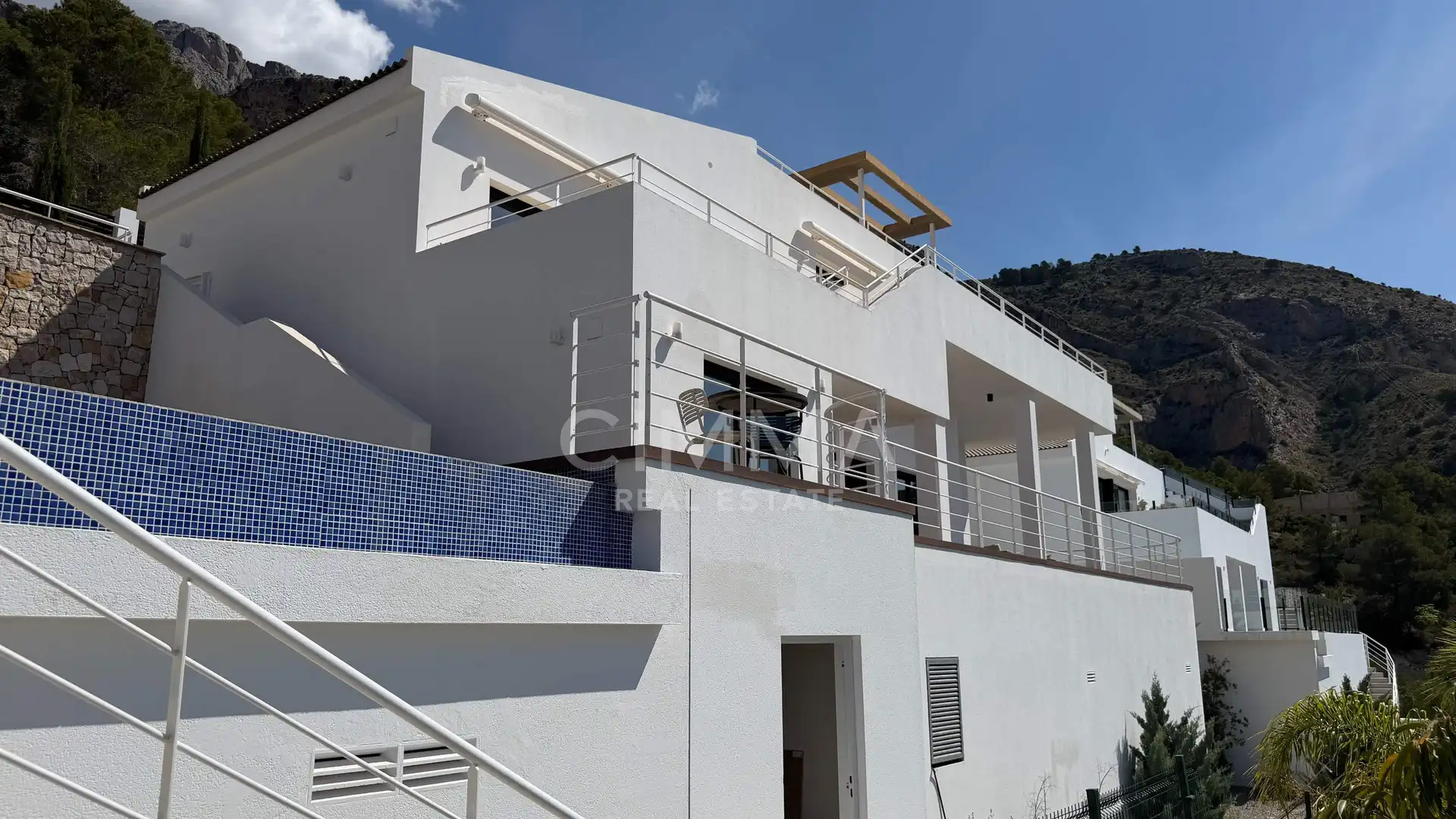 Vista exterior de Casa o chalet en venta en Altea con Calefacción y Piscina