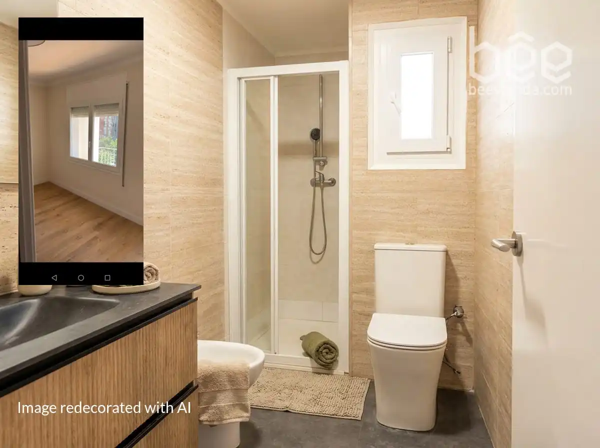 Baño de Piso en venta en Girona con Parquet, Horno y Balcón