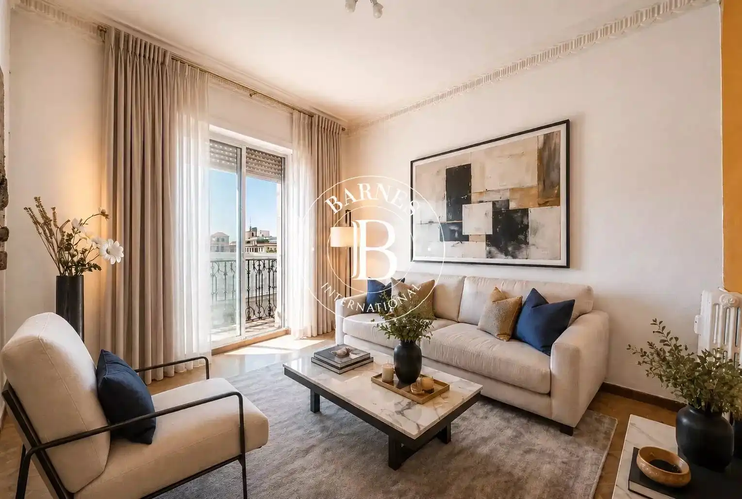 Sala de estar de Piso en venta en Madrid con Calefacción y Balcón