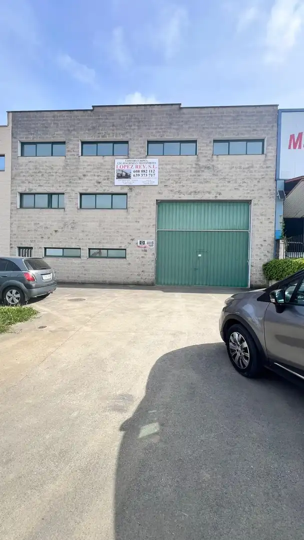 Vista exterior de Nave industrial de alquiler en Sada (A Coruña)