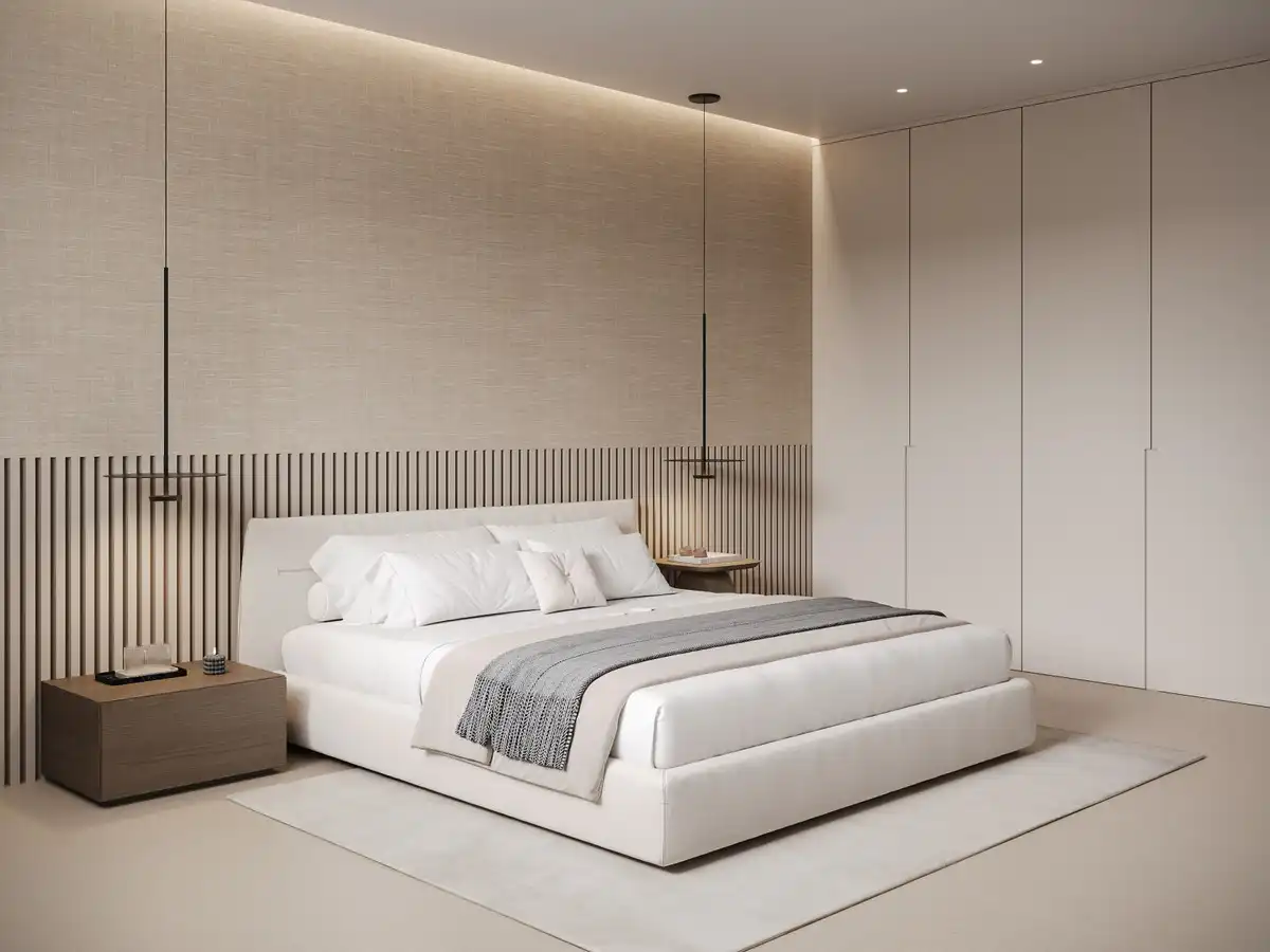 Schlafzimmer von Erdgeschoss zum Verkauf in Marbella mit Klimaanlage, Terrasse und Abstellraum