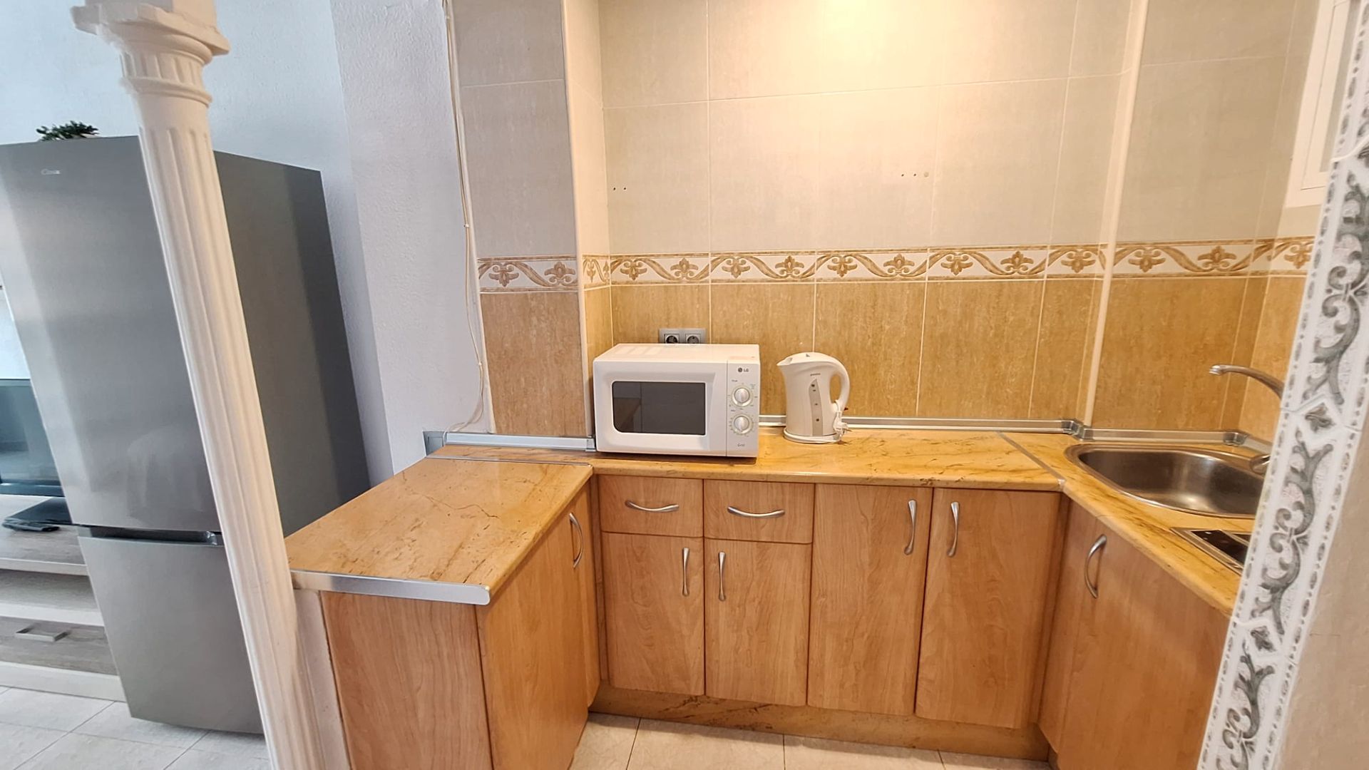 Cocina de Estudio en venta en Benalmádena con Aire acondicionado, Terraza y Amueblado