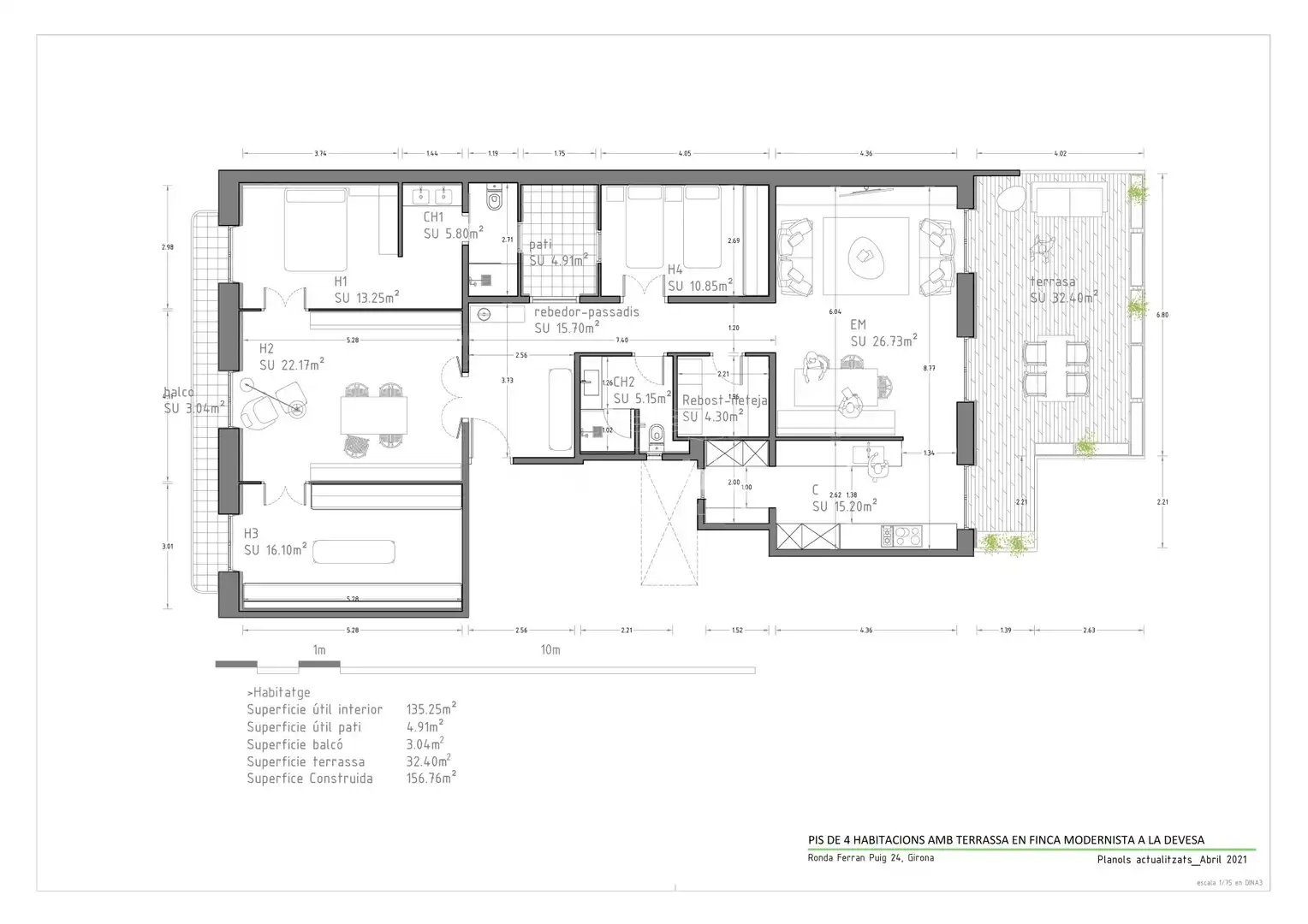 Appartamento con terrazza in vendita a FERRAN PUIG, imagen 49