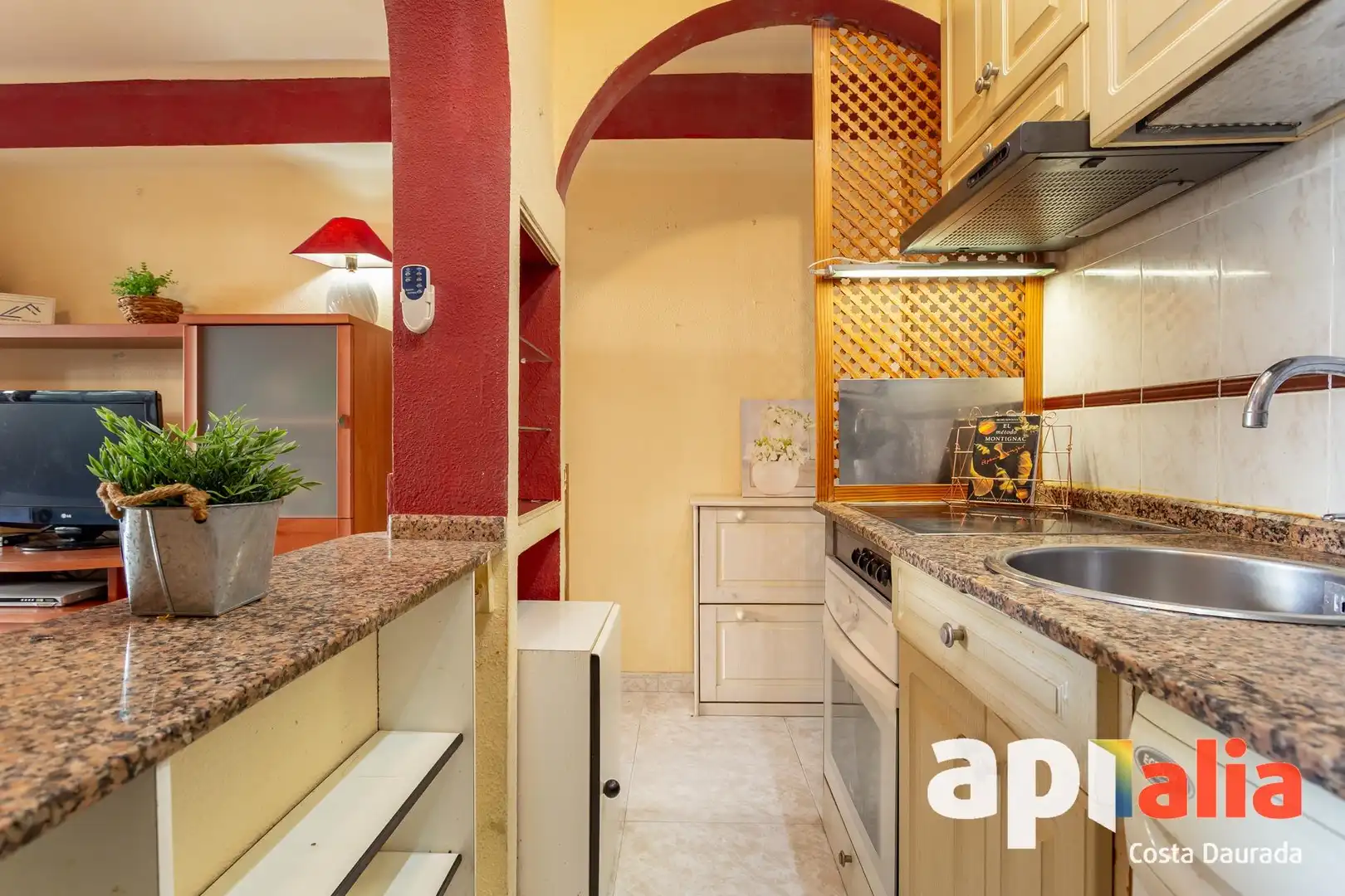 Kitchen of Apartments for sale in Salou  with Air Conditioner, Terrace and Furnished
