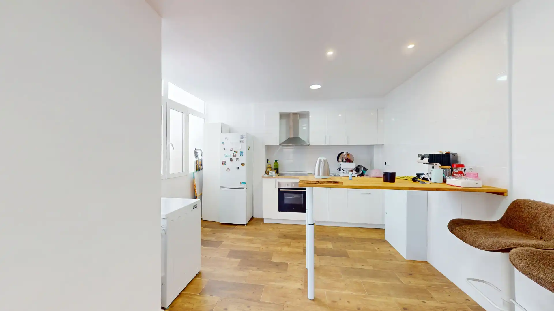 Kitchen of Flat for sale in Jijona / Xixona  with Air Conditioner, Heating and Parquet flooring