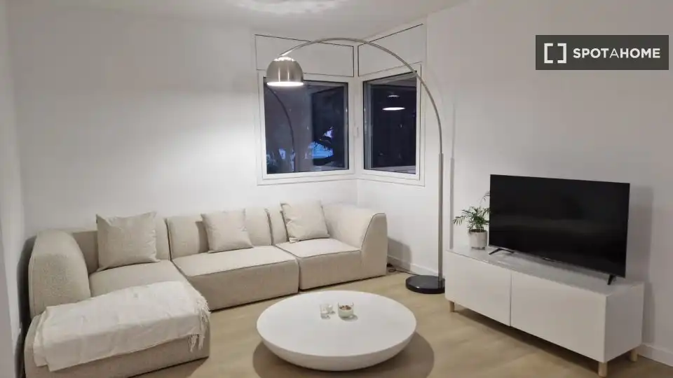 Sala d'estar de Apartament per a compartir en Gavà amb Aire condicionat, Terrassa i Moblat