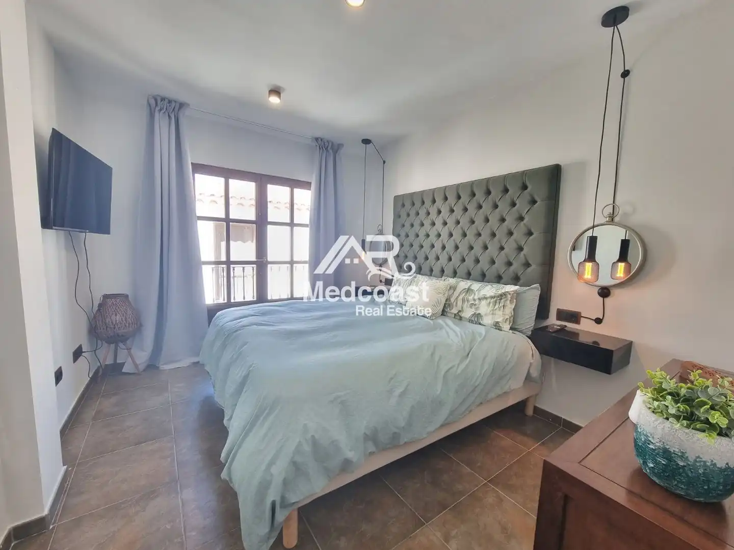 Schlafzimmer von Haus oder Chalet zum Verkauf in Sorbas mit Klimaanlage, Terrasse und Möbliert