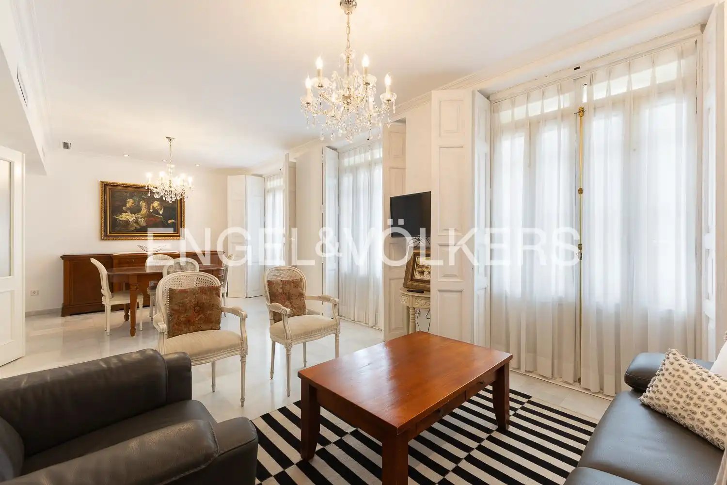 Sala de estar de Piso de alquiler en Valencia con Aire acondicionado, Calefacción y Amueblado