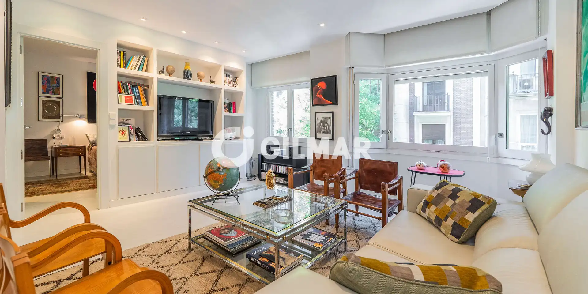 Sala d'estar de Pis en venda en Barrio de Salamanca