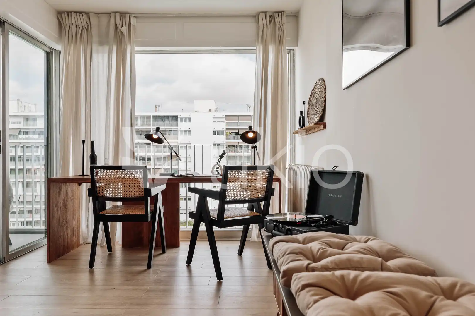 Sala d'estar de Apartament de lloguer en Barcelona amb Aire condicionat, Calefacció i Terrassa