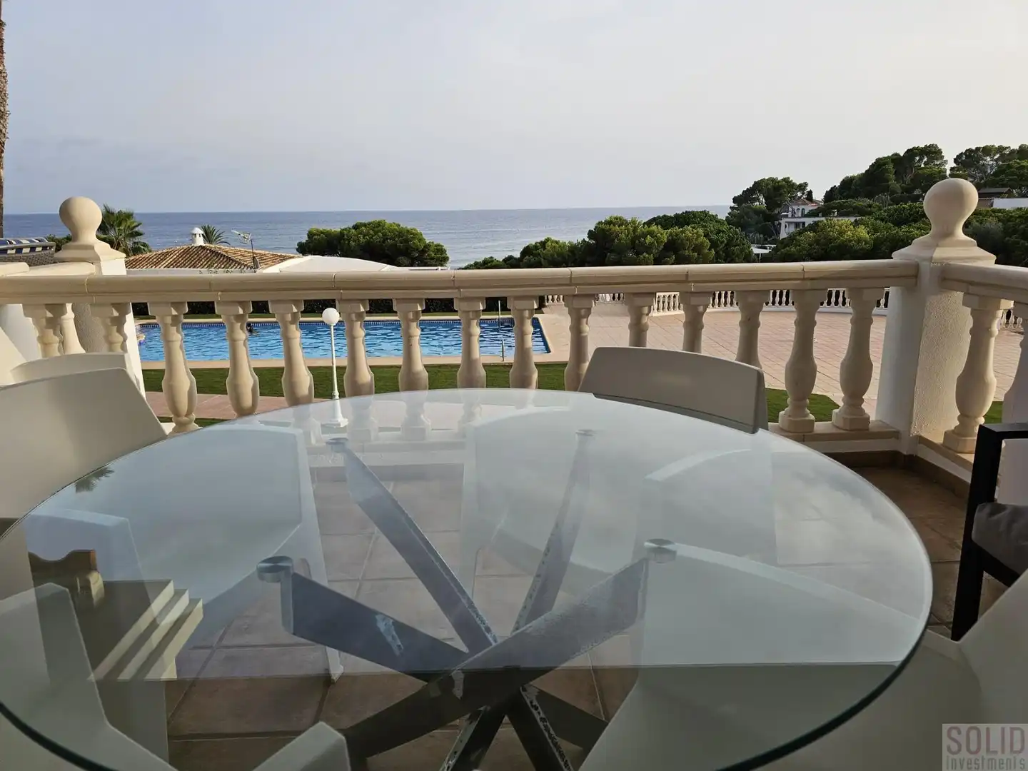 Terrasse von Maisonette zum Verkauf in Moraira mit Klimaanlage, Heizung und Terrasse