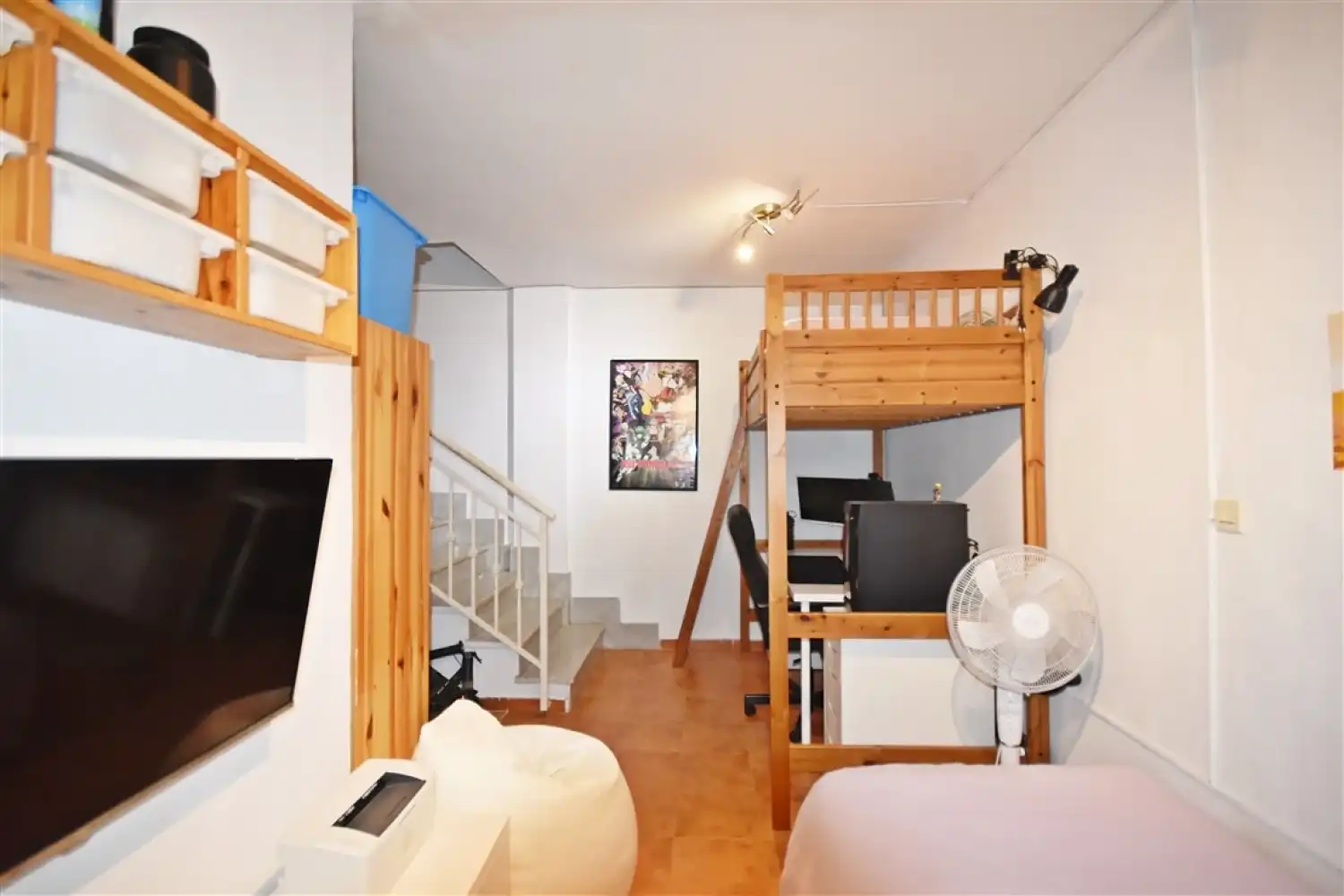 Schlafzimmer von Maisonette zum Verkauf in Mazarrón mit Klimaanlage, Heizung und Terrasse