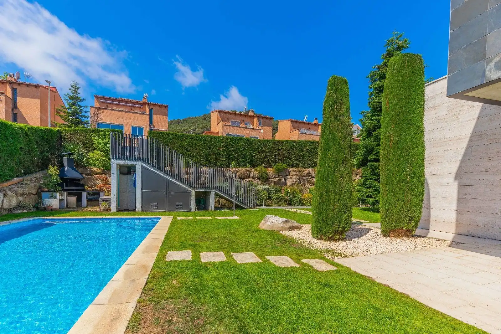Jardí de Casa o xalet en venda en Vallromanes amb Aire condicionat, Calefacció i Jardí privat
