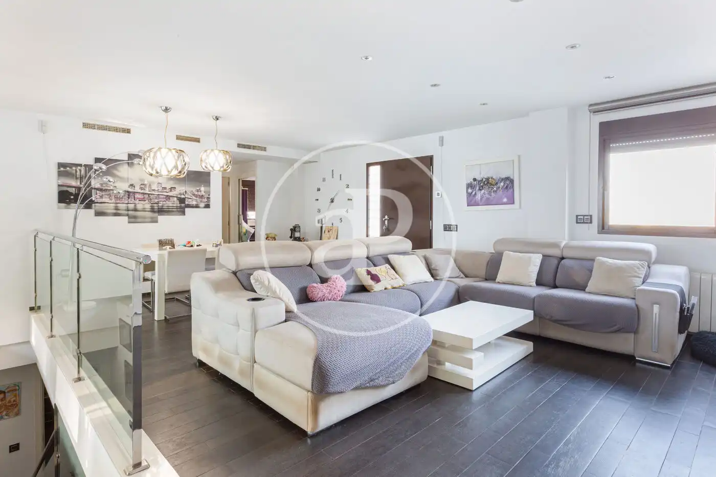 Living room of Houses for sale in Chiva  with Air Conditioner, Heating and Private garden