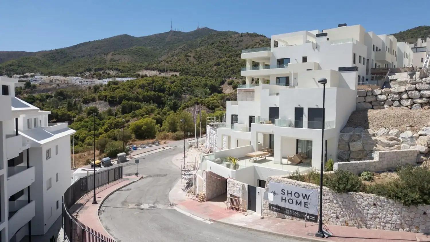 Vista exterior de Casa adosada en venda en Benalmádena