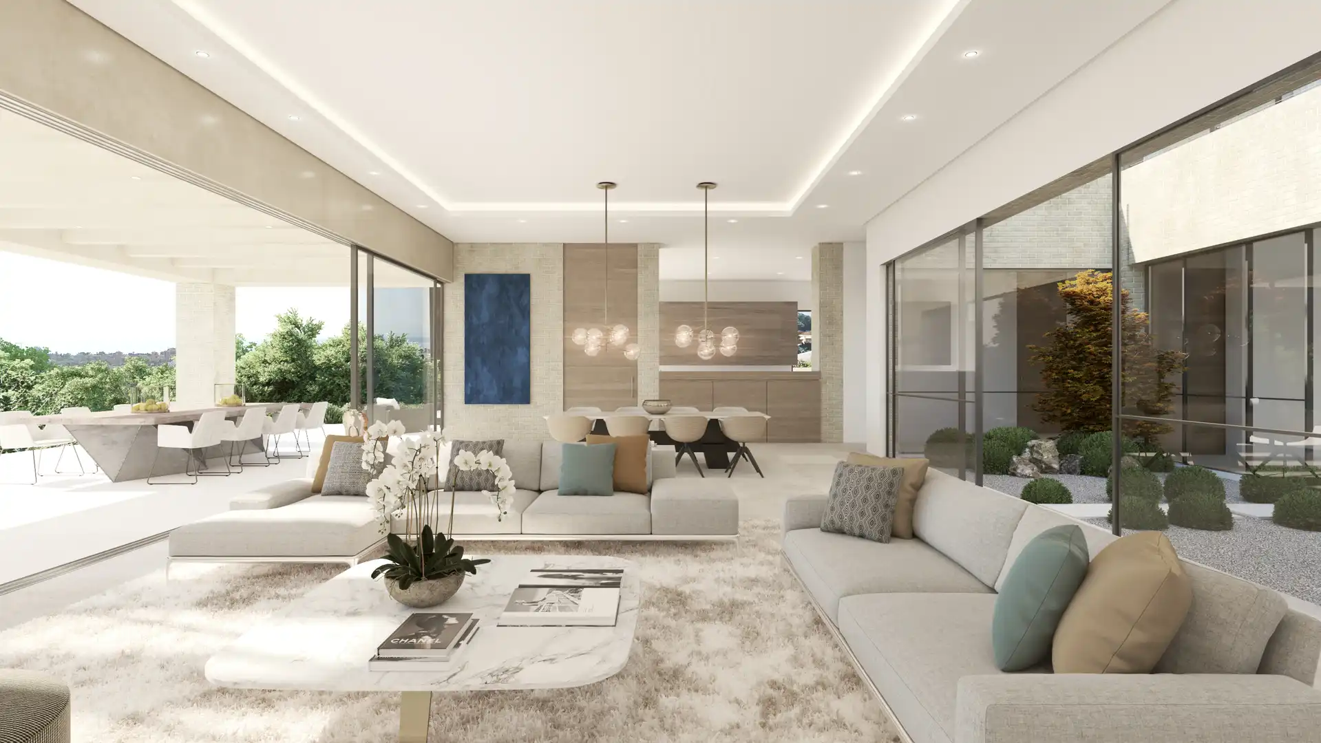 Sala d'estar de Residencial en venda en Benahavís