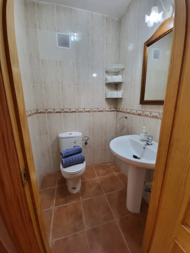 Bany de Finca rústica en venda en Cartagena amb Jardí privat, Piscina i Moblat