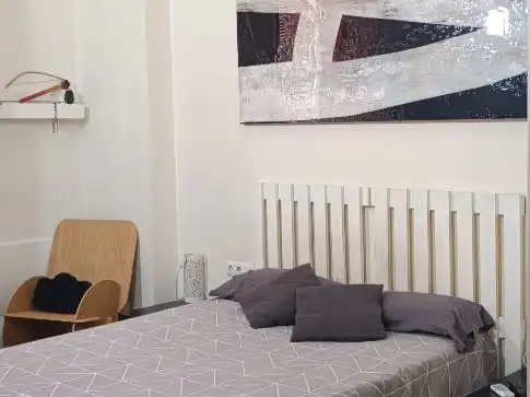 Bedroom of Flat for sale in Santa Coloma de Gramenet  with Air Conditioner