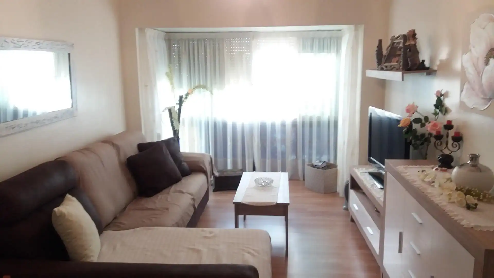 Sala de estar de Piso en venta en La Ràpita con Terraza, Amueblado y Balcón
