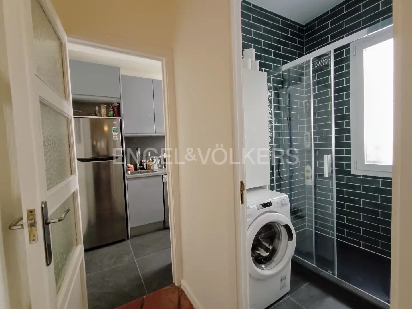 Kitchen of Flat for rent in Madrid  with Air Conditioner, Heating and Furnished