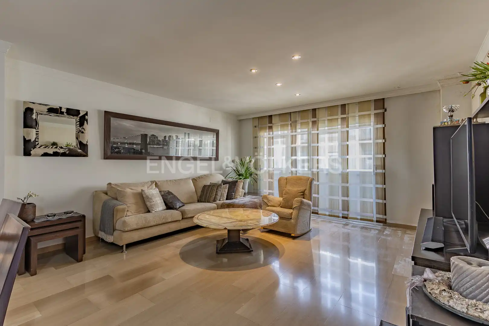 Sala de estar de Casa o chalet de alquiler en Sant Vicenç de Castellet con Calefacción, Piscina y Amueblado