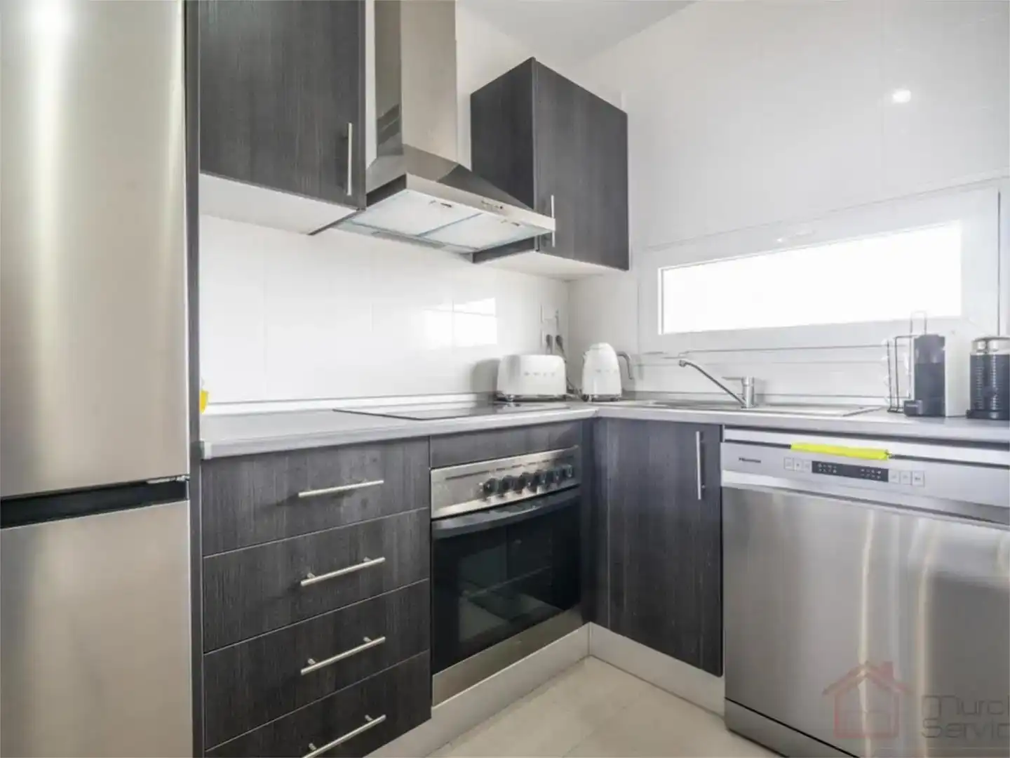 Kitchen of Flat for sale in Torre-Pacheco  with Air Conditioner, Swimming Pool and Furnished