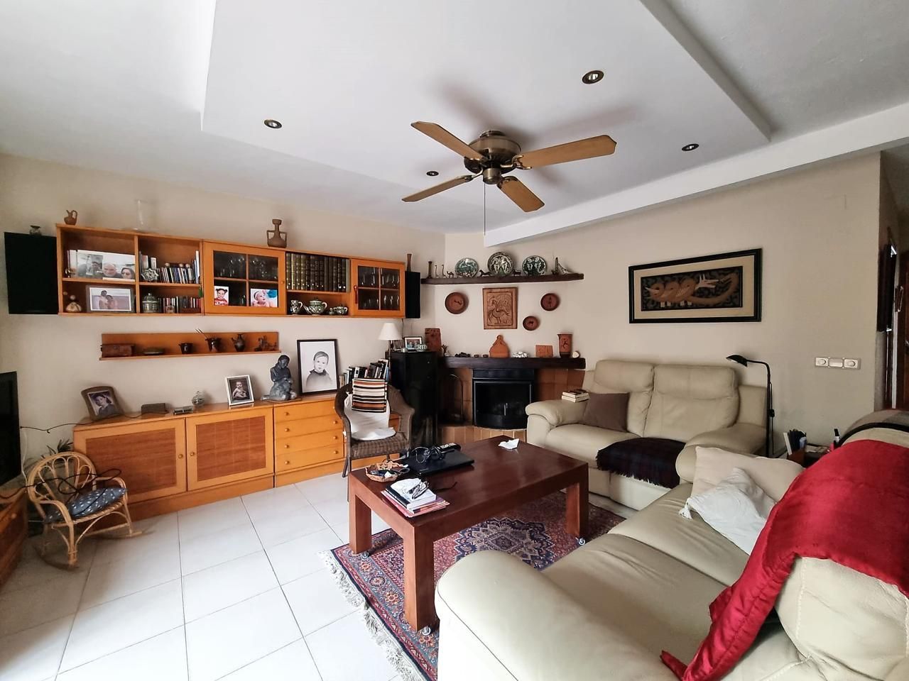 Living room of Single-family semi-detached for sale in Alicante / Alacant  with Air Conditioner, Private garden and Terrace