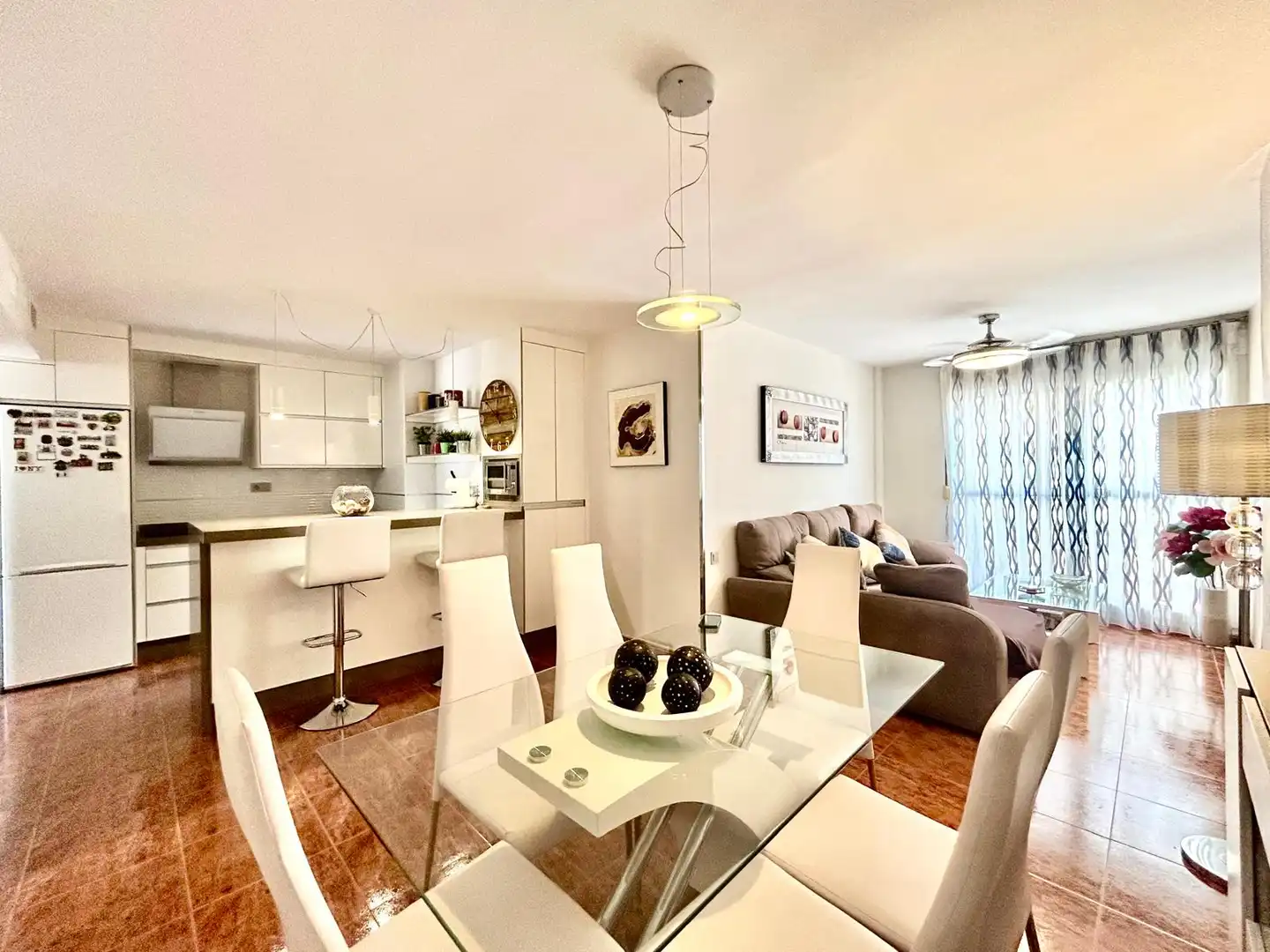 Esszimmer von Wohnung zum Verkauf in El Ejido mit Klimaanlage, Heizung und Terrasse