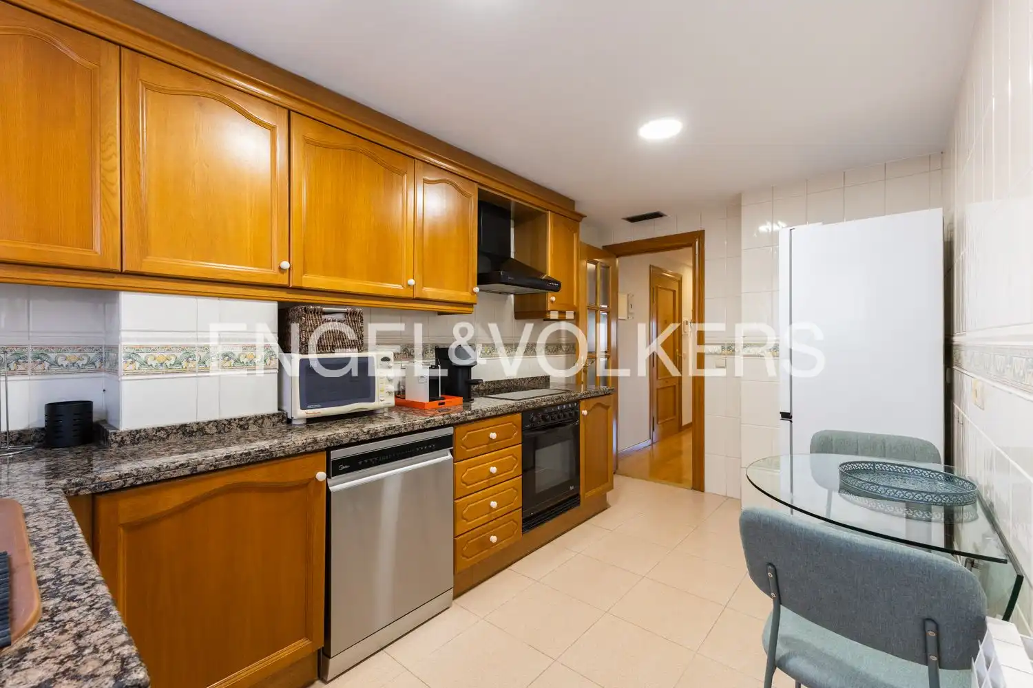 Kitchen of Flat for rent in Castellón de la Plana / Castelló de la Plana  with Air Conditioner, Heating and Parquet flooring
