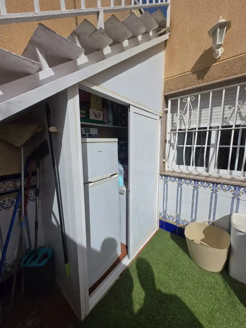 Terrassa de Casa adosada en venda en El Ejido amb Aire condicionat, Terrassa i Piscina
