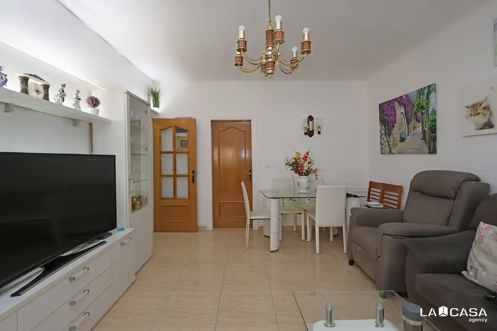 Wohnzimmer von Wohnung zum Verkauf in Esplugues de Llobregat mit Balkon