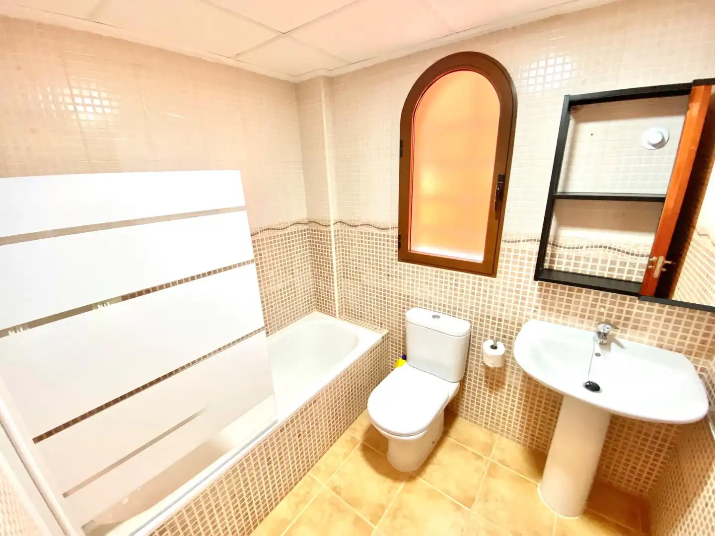 Bany de Apartament en venda en Cartagena amb Terrassa, Moblat i Piscina comunitària