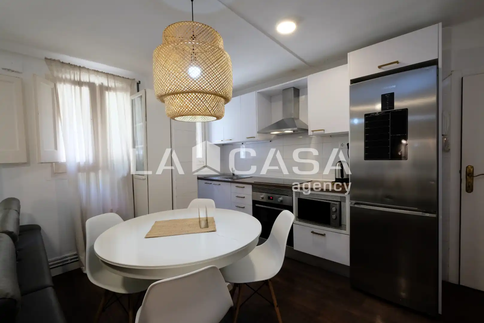 Cocina de Piso en venta en Barcelona con Calefacción, Parquet y Amueblado