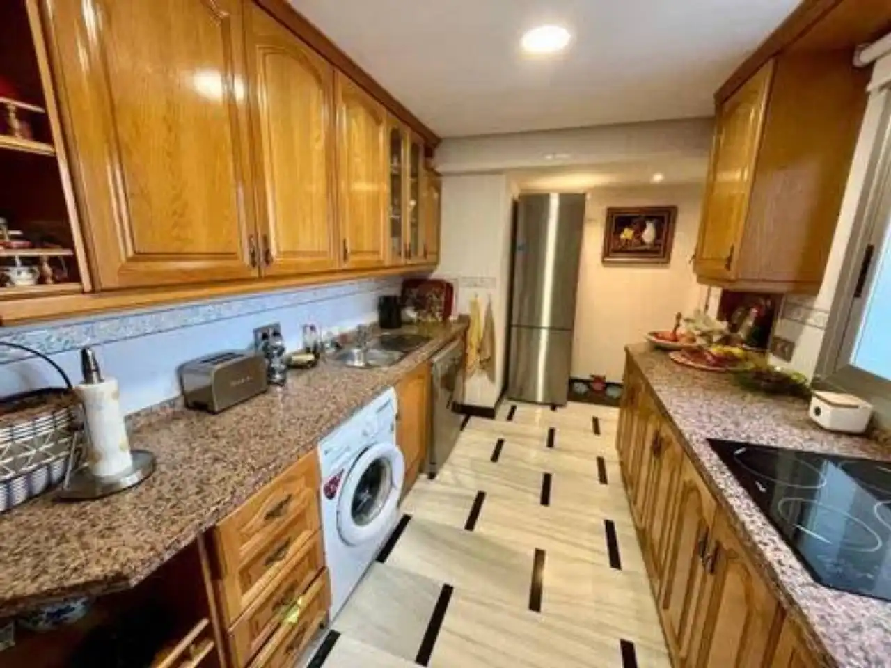 Küche von Wohnung zur Miete in Benidorm mit Terrasse