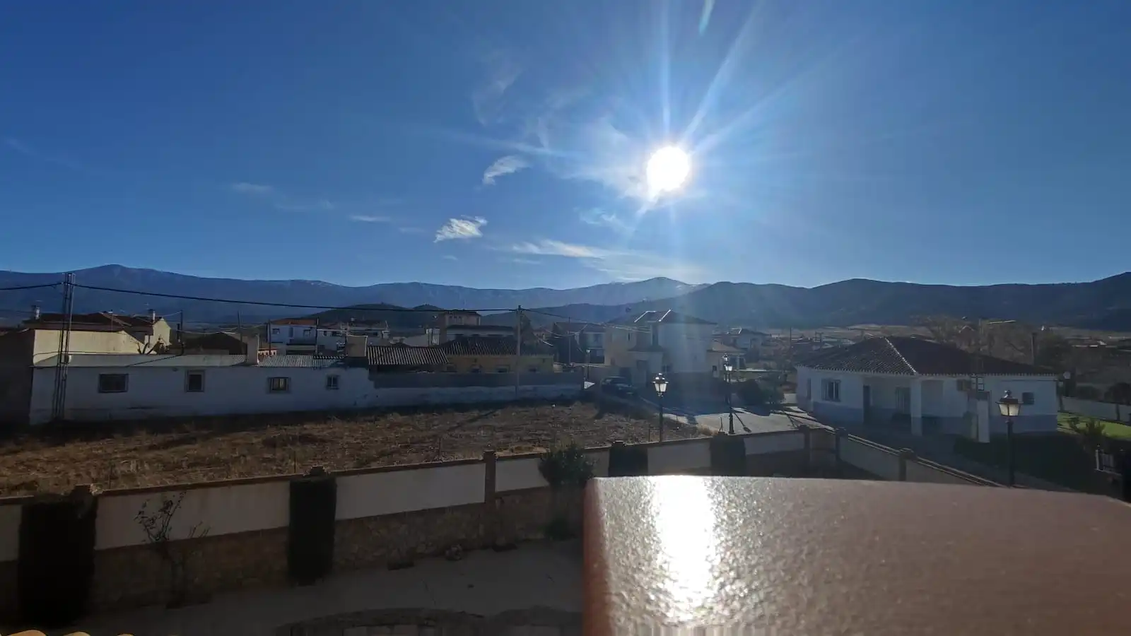 Vista exterior de Casa o chalet en venta en Cogollos de Guadix con Aire acondicionado, Jardín privado y Terraza