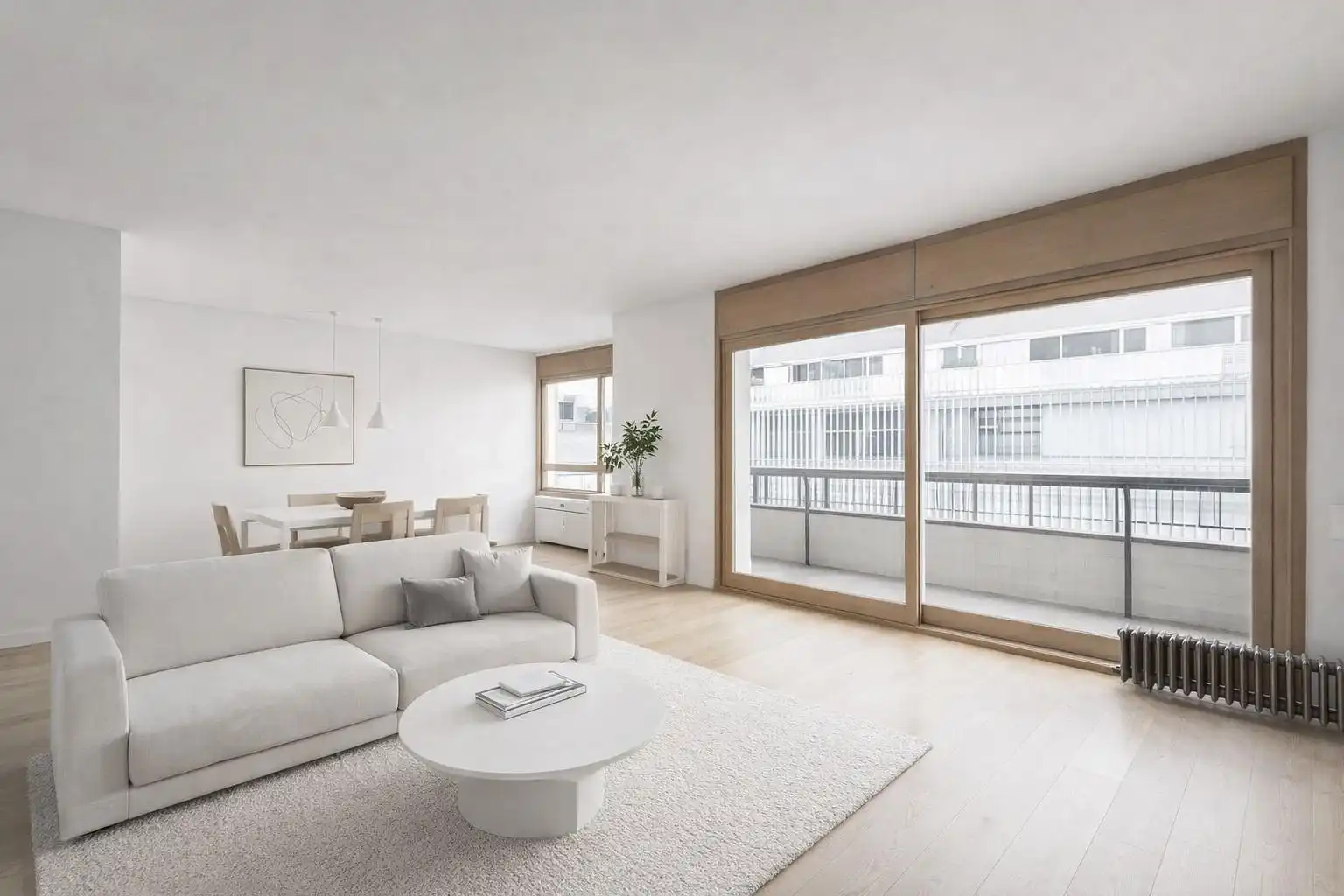 Sala d'estar de Àtic en venda en Barcelona amb Calefacció, Terrassa i Piscina