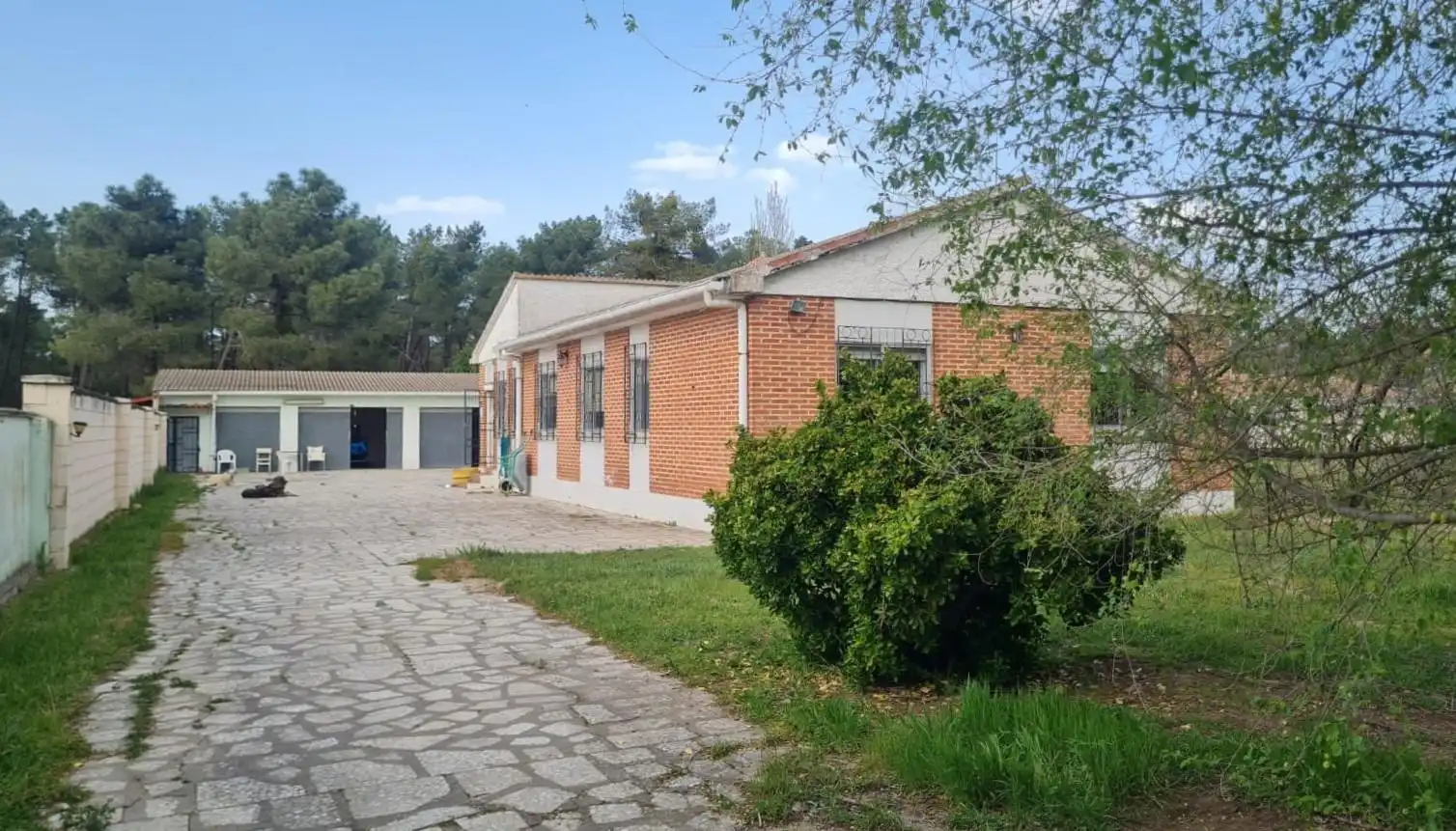 Vista exterior de Casa o chalet en venta en Mojados con Calefacción, Jardín privado y Terraza