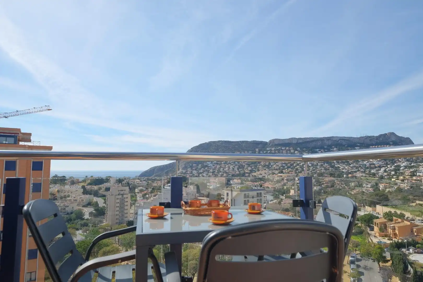 Terrace of Attic for sale in Calpe / Calp  with Air Conditioner, Heating and Private garden