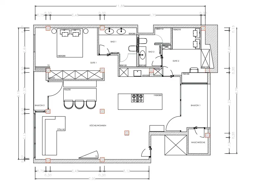 Apartments for sale in  Palma de Mallorca  with Air Conditioner, Heating and Terrace