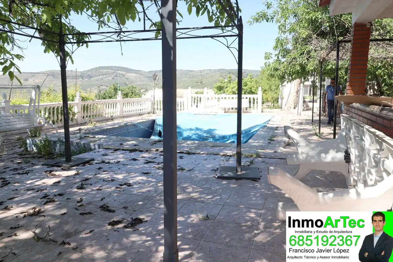 Terraza de Casa o chalet en venta en Montefrío con Jardín privado, Terraza y Piscina