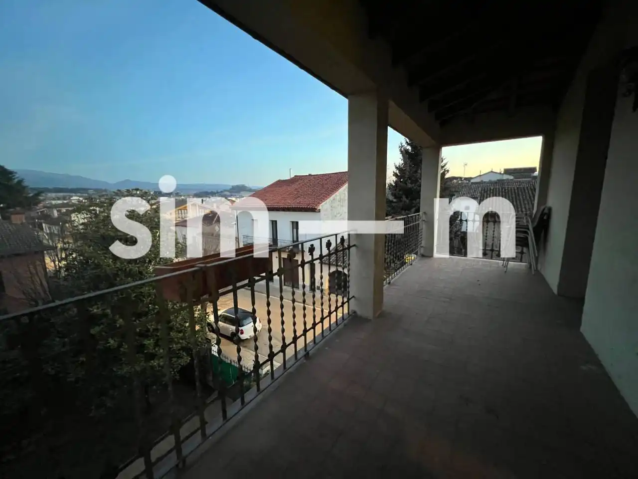 Balcony of Houses for sale in Tona  with Private garden, Terrace and Furnished
