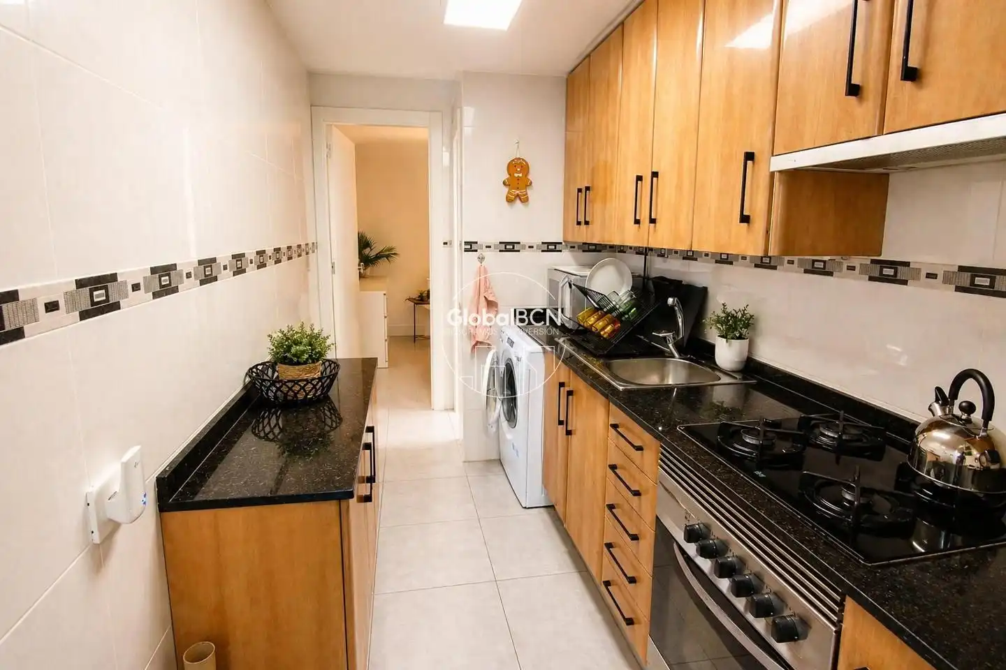 Cocina de Piso en venta en Barcelona con Aire acondicionado, Amueblado y Balcón