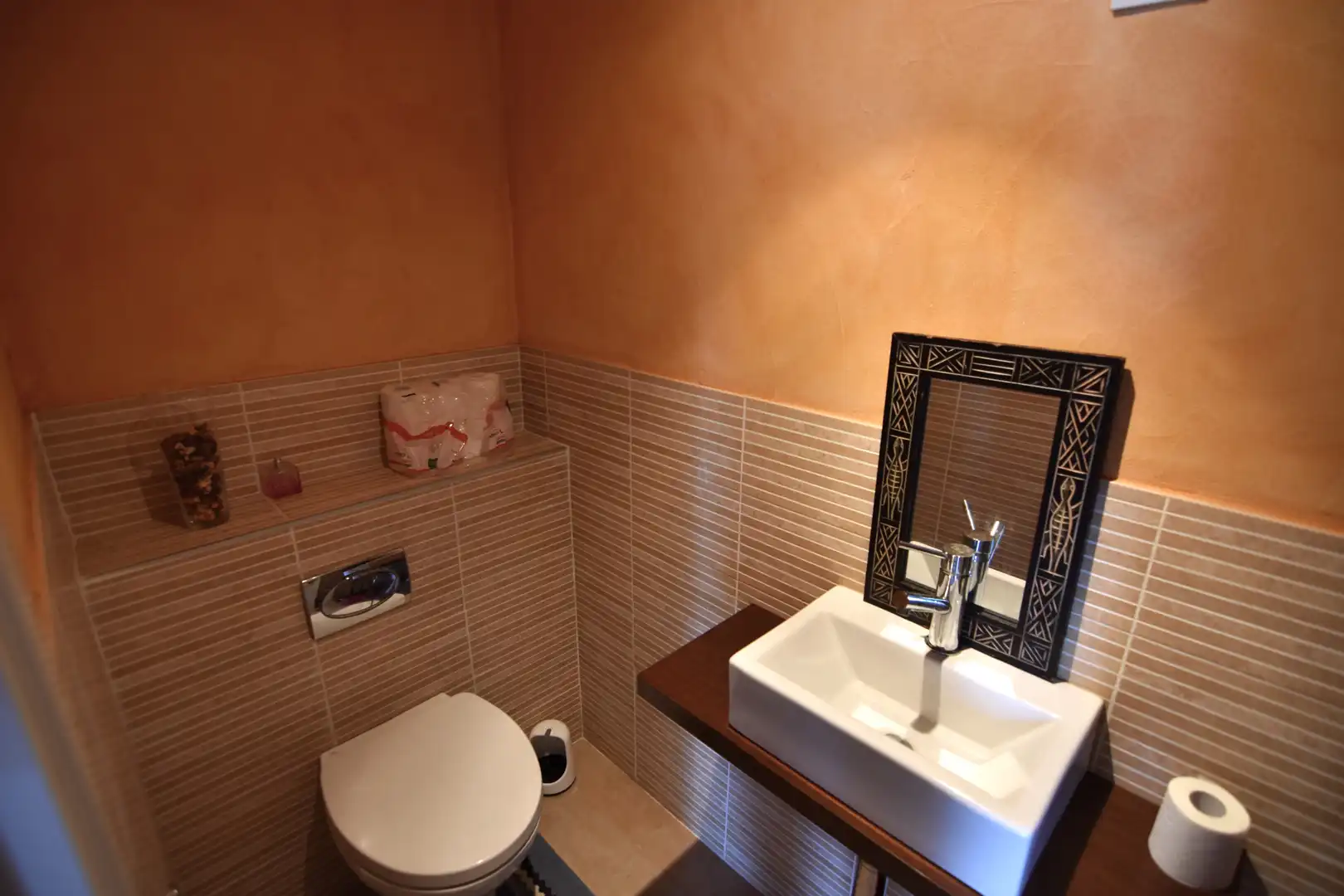 Baño de Casa o chalet en venta en Miño con Calefacción, Jardín privado y Parquet