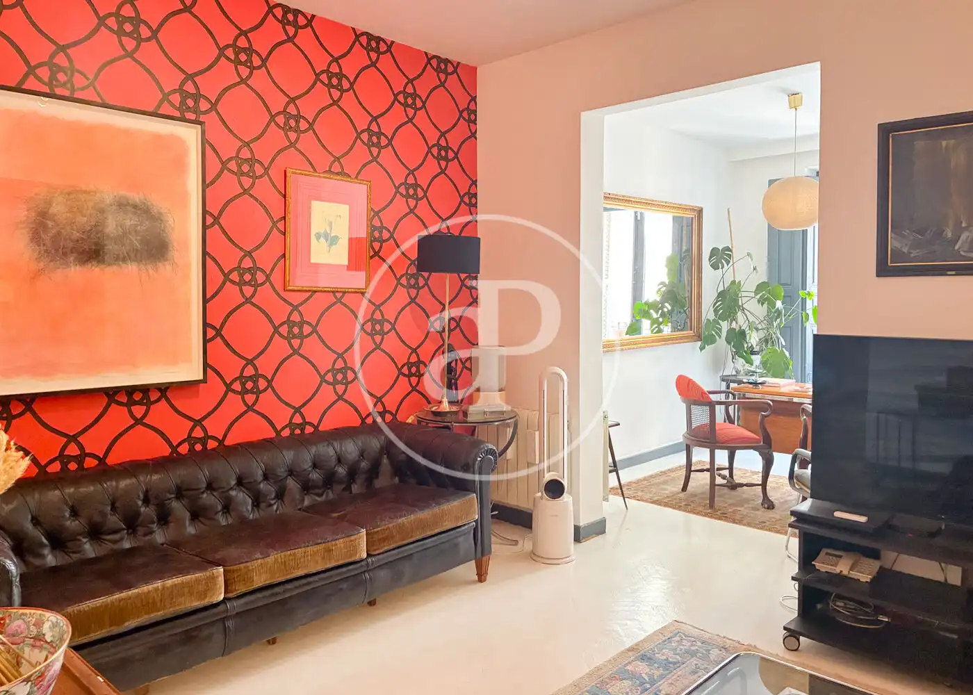 Living room of Flat for rent in Madrid  with Heating and Furnished