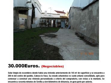Terreno residencial en venta en N/A