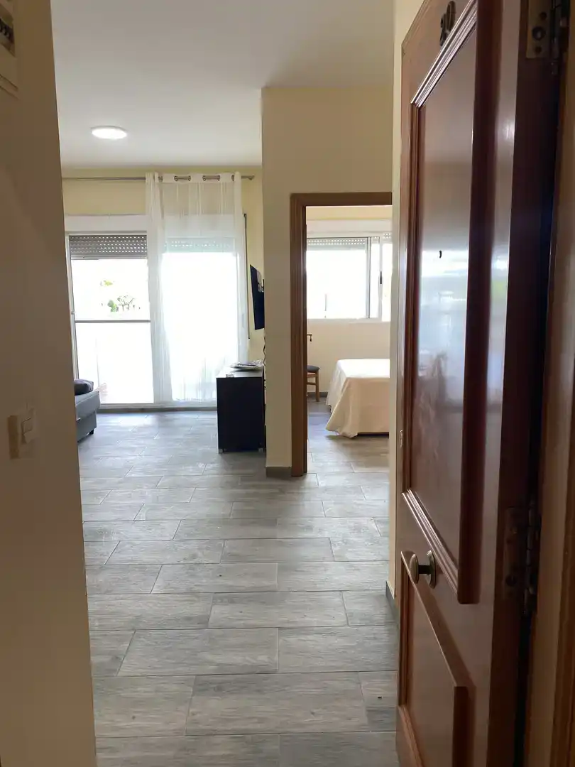 Schlafzimmer von Erdgeschoss zur Miete in Canet d'En Berenguer mit Klimaanlage und Balkon