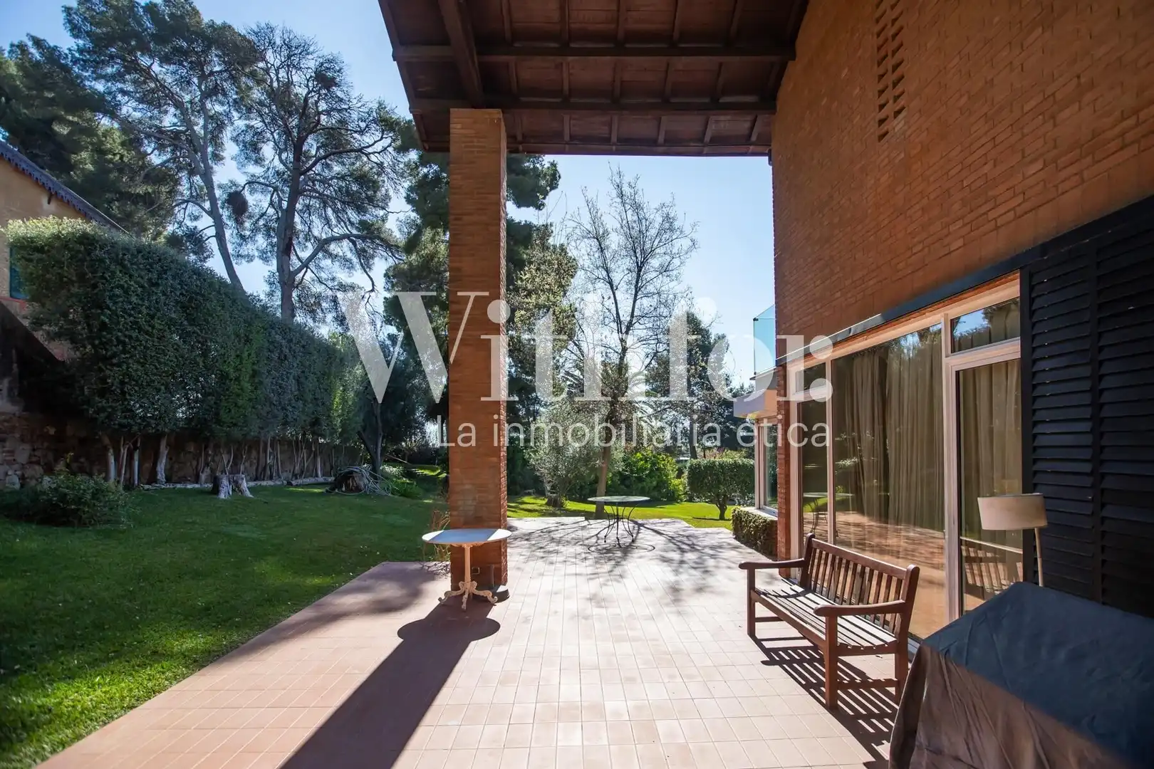 Garden of Houses for rent in Esplugues de Llobregat  with Air Conditioner, Heating and Private garden